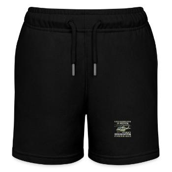 Pilote Hélicoptère Hélicoptère - Short de jogging enfant bio Stanley/Stella - noir - Devant
