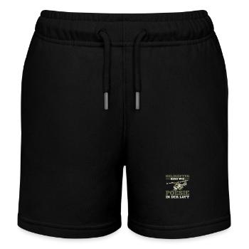 Pilote Hélicoptère Hélicoptère - Short de jogging enfant bio Stanley/Stella - noir - Devant