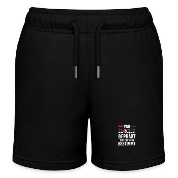 Serbe Serbe Serbie - Short de jogging enfant bio Stanley/Stella - noir - Devant