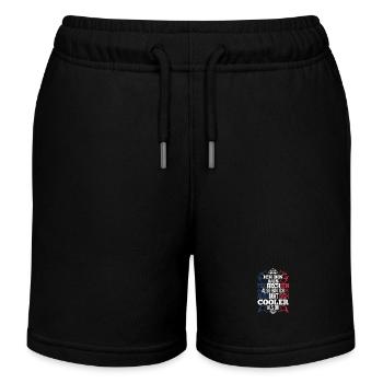 Tschechen Tschechisch Tschechien - Kinder Organic Joggingshorts Mini Bolter von Stanley/Stella - Schwarz - Vorne