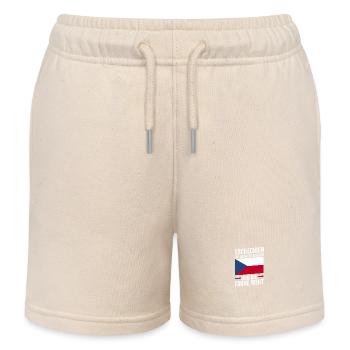 Tchèques République tchèque - Short de jogging enfant bio Stanley/Stella - écru doux - Devant