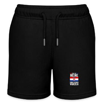 Croate Croate Croatie - Short de jogging enfant bio Stanley/Stella - noir - Devant