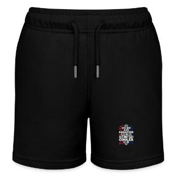 Croate Croate Croatie - Short de jogging enfant bio Stanley/Stella - noir - Devant
