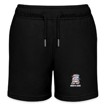 Pays-Bas Pays-Bas - Short de jogging enfant bio Stanley/Stella - noir - Devant