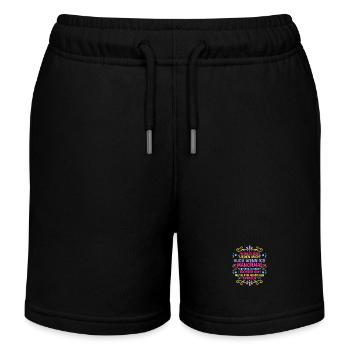Filles Fille - Short de jogging enfant bio Stanley/Stella - noir - Devant