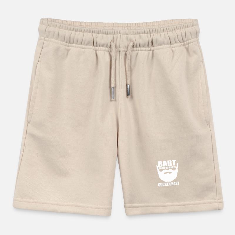 Bärtig Bartträger Bart Kinder Organic Joggingshorts Mini Bolter von Stanley/Stella