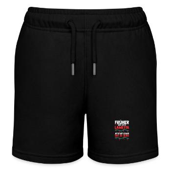 Père Noël Inflation Noël - Short de jogging enfant bio Stanley/Stella - noir - Devant