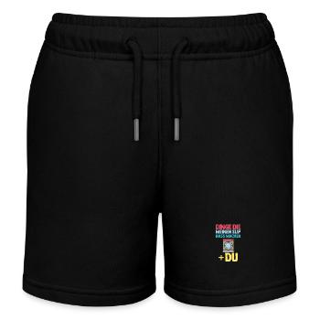 Dinge Die Meinen Slip Nass Machen - Kinder Organic Joggingshorts Mini Bolter von Stanley/Stella - Schwarz - Vorne