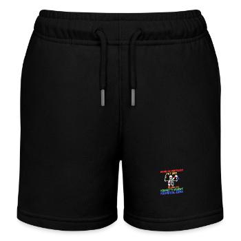 Karnevalskostüm Fasching Karneval - Kinder Organic Joggingshorts Mini Bolter von Stanley/Stella - Schwarz - Vorne