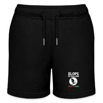 Ski Ski Holiday - Kids Organic Sweat Shorts by Stanley/Stella - black - Front