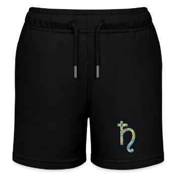 saturn e 201 - Kinder Organic Joggingshorts Mini Bolter von Stanley/Stella - Schwarz - Vorne