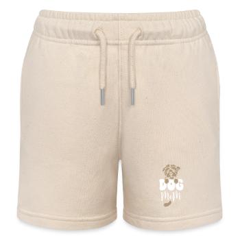 Maman chien - Short de jogging enfant bio Stanley/Stella - écru doux - Devant
