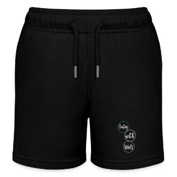 Creative Inspiration Creative Projects - Kids Organic Sweat Shorts by Stanley/Stella - black - Front