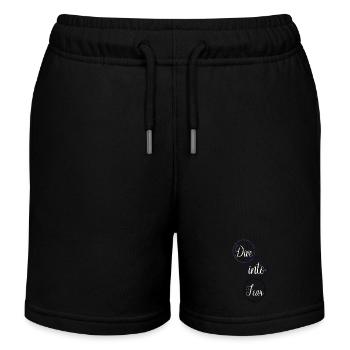 Citation amusante d’activités d’aventure d’anniversaire - Short de jogging enfant bio Stanley/Stella - noir - Devant