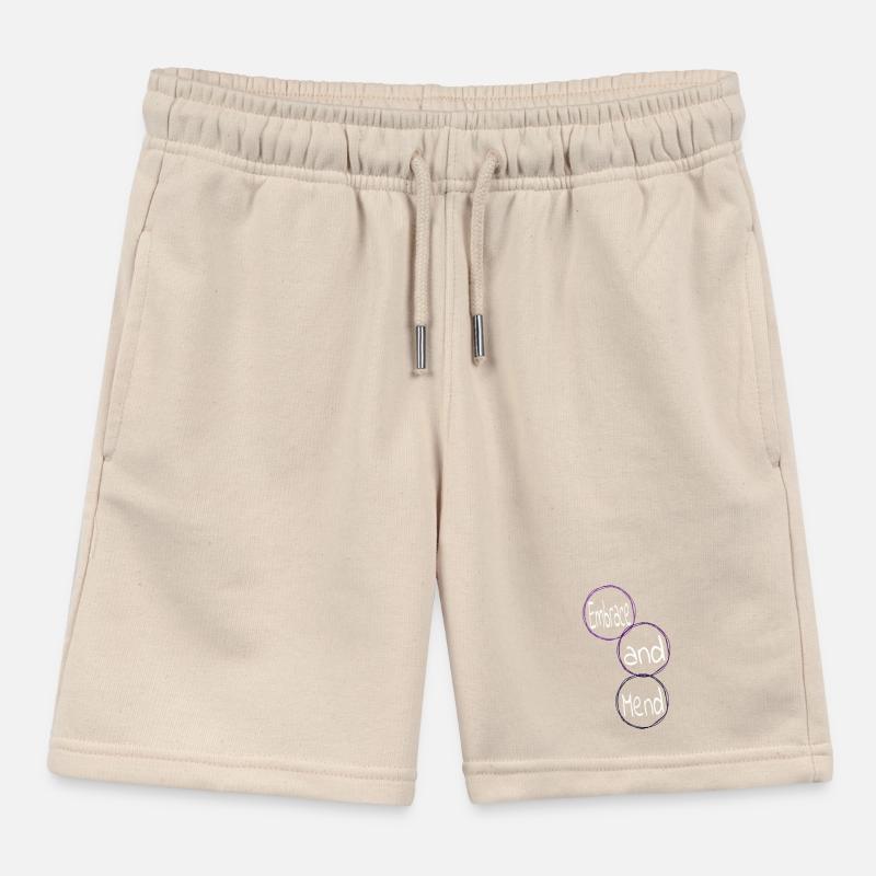 healing quotes providing support offering help Kids Organic Sweat Shorts by Stanley/Stella
