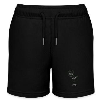cycling community experiencing bliss - Kinder Organic Joggingshorts Mini Bolter von Stanley/Stella - Schwarz - Vorne