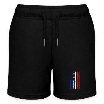Frankreich - Kinder Organic Joggingshorts Mini Bolter von Stanley/Stella - Schwarz - Vorne