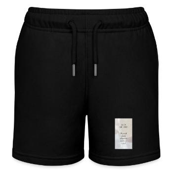 Sei du selbst - Kinder Organic Joggingshorts Mini Bolter von Stanley/Stella - Schwarz - Vorne