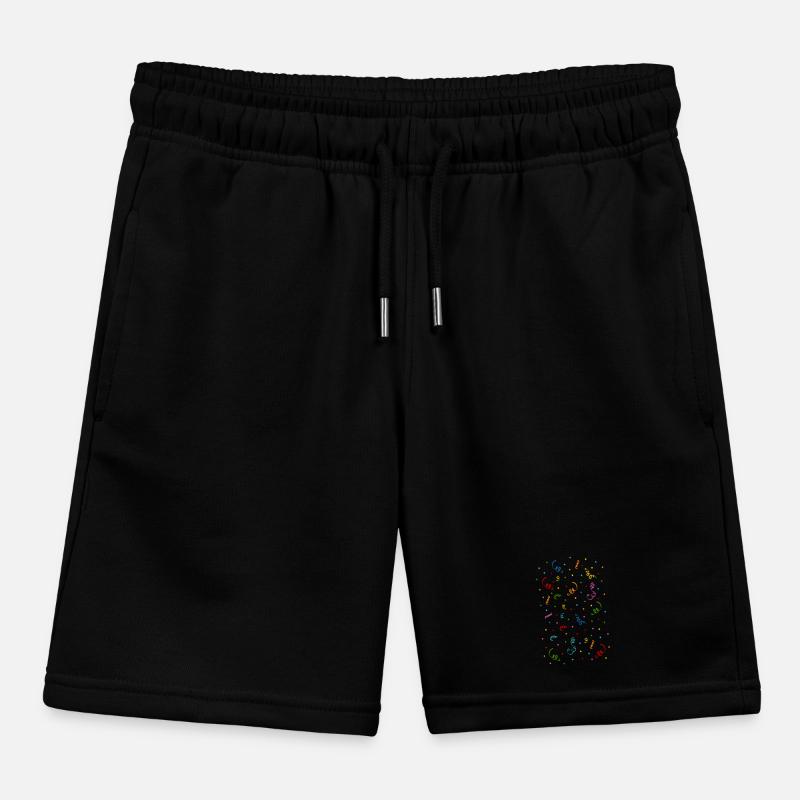 Confetti Streamers Kids Organic Sweat Shorts by Stanley/Stella