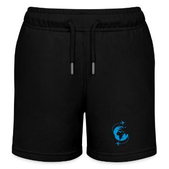 Around the World - Kinder Organic Joggingshorts Mini Bolter von Stanley/Stella - Schwarz - Vorne