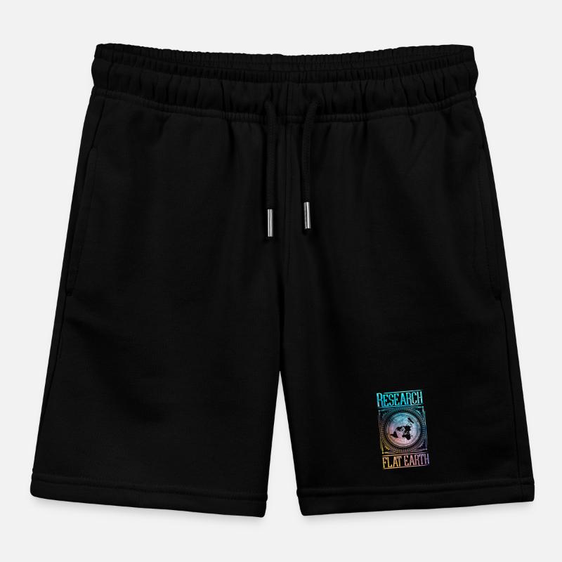 Flache Erde - Research Flat Earth Kinder Organic Joggingshorts Mini Bolter von Stanley/Stella