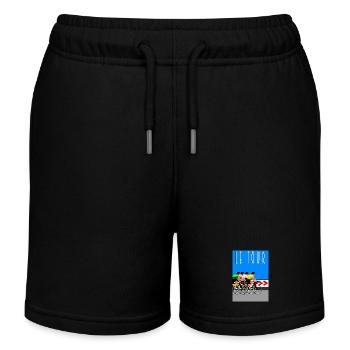 Lass unser - Kinder Organic Joggingshorts Mini Bolter von Stanley/Stella - Schwarz - Vorne