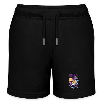 Space cake - Kinder Organic Joggingshorts Mini Bolter von Stanley/Stella - Schwarz - Vorne
