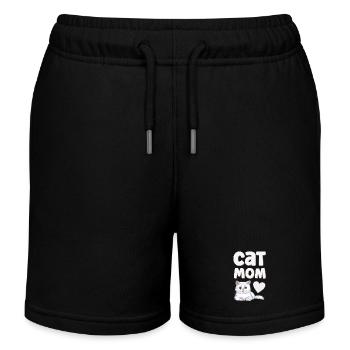 Chats Chats - Short de jogging enfant bio Stanley/Stella - noir - Devant