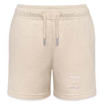 "Alled Dufte" cooler berliner Spruch - Kinder Organic Joggingshorts Mini Bolter von Stanley/Stella - Natur - Vorne