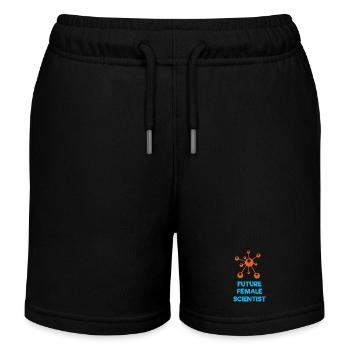 Futures femmes scientifiques - Short de jogging enfant bio Stanley/Stella - noir - Devant