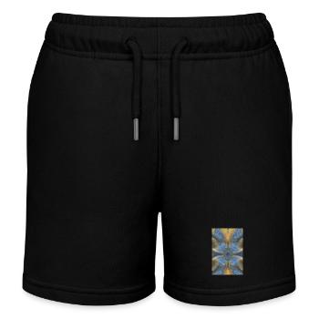 Formes et motifs - Short de jogging enfant bio Stanley/Stella - noir - Devant