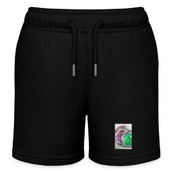 Pierres précieuses - Short de jogging enfant bio Stanley/Stella - noir - Devant