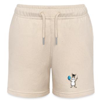 Hase Ostern Lehrer - Kinder Organic Joggingshorts Mini Bolter von Stanley/Stella - Natur - Vorne