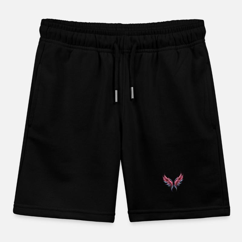 Wing Symbolism Kids Organic Sweat Shorts by Stanley/Stella