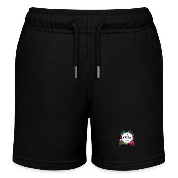 Kreta 2025 Bunt - Kinder Organic Joggingshorts Mini Bolter von Stanley/Stella - Schwarz - Vorne