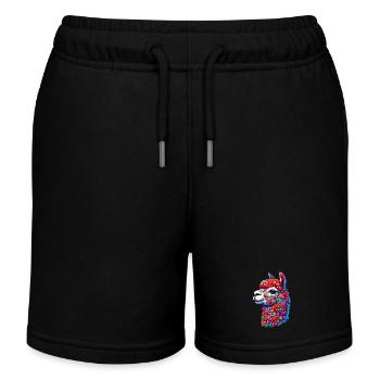 Alpaga - Short de jogging enfant bio Stanley/Stella - noir - Devant