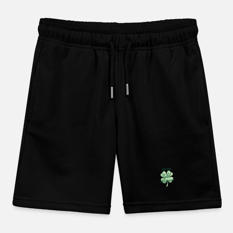 Ich bin ein Geld-Magnet 🍀 Affirmation Kinder Organic Joggingshorts Mini Bolter von Stanley/Stella