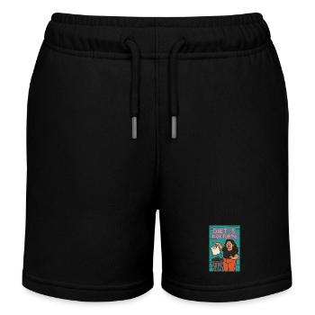 L’alimentation n’est pas pour moi - Short de jogging enfant bio Stanley/Stella - noir - Devant