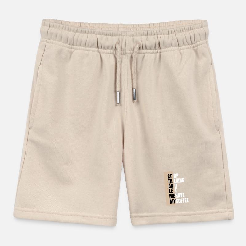 Stop talking – need coffee first Kinder Organic Joggingshorts Mini Bolter von Stanley/Stella