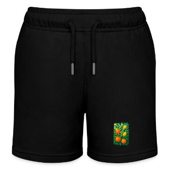 Der Traum von Zitrushainen - Kinder Organic Joggingshorts Mini Bolter von Stanley/Stella - Schwarz - Vorne