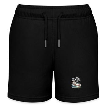 Komisch, ich bin schrecklich erschöpft - Kinder Organic Joggingshorts Mini Bolter von Stanley/Stella - Schwarz - Vorne