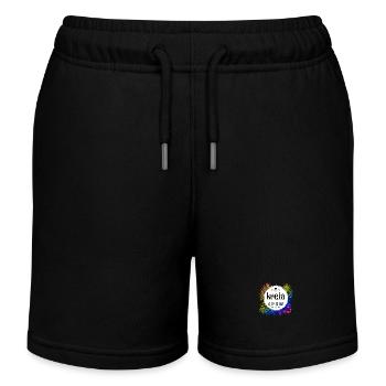 Crète Crew Coloré - Short de jogging enfant bio Stanley/Stella - noir - Devant