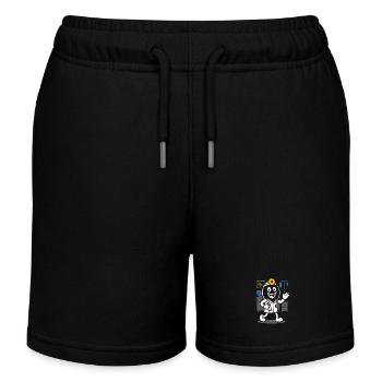 Ribbo als Arzt – Lustige Arztpraxis-Szene - Kinder Organic Joggingshorts Mini Bolter von Stanley/Stella - Schwarz - Vorne