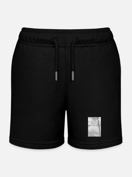 Nature - Short de jogging enfant bio Stanley/Stella - noir