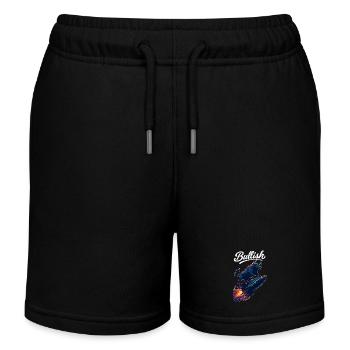 Stock Bull Bull Chart Profit Rocket Gift - Short de jogging enfant bio Stanley/Stella - noir - Devant
