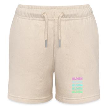 Alwin als Alwin - Kinder Organic Joggingshorts Mini Bolter von Stanley/Stella - Natur - Vorne