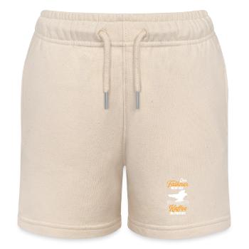 Les fauconniers approchent la fauconnerie de décapage - Short de jogging enfant bio Stanley/Stella - écru doux - Devant
