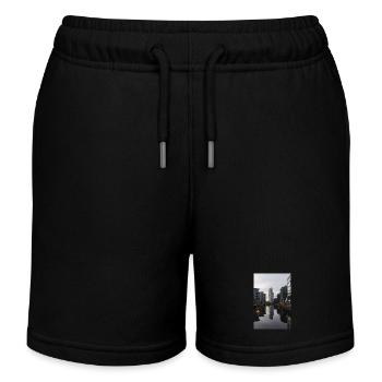 Urban Reflection - Kids Organic Sweat Shorts by Stanley/Stella - black - Front