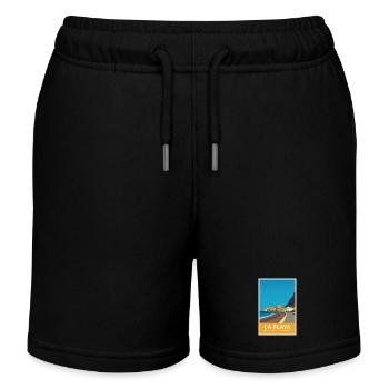 La Playa Poster Valle Gran Rey - Kinder Organic Joggingshorts Mini Bolter von Stanley/Stella - Schwarz - Vorne