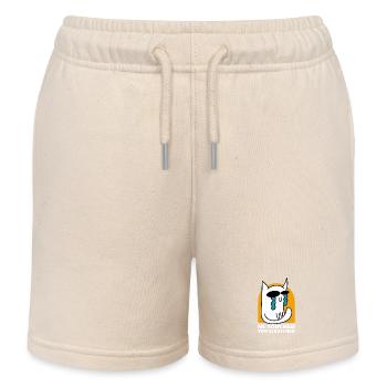 Me Touched You Scratched Funny Boy Cat Cartoon - Kinder Organic Joggingshorts Mini Bolter von Stanley/Stella - Natur - Vorne